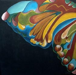 OLGA HATZICHRISTOU, UNTITLED 1, ACRYLIC ON CANVAS, 150X150cm, 2021